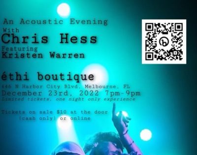 Dec. 23rd Chris Hess Concert